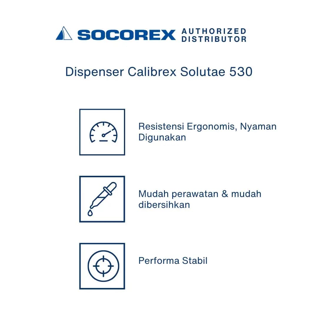 Dispenser SOCOREX Calibrex Solutae Tipe 530