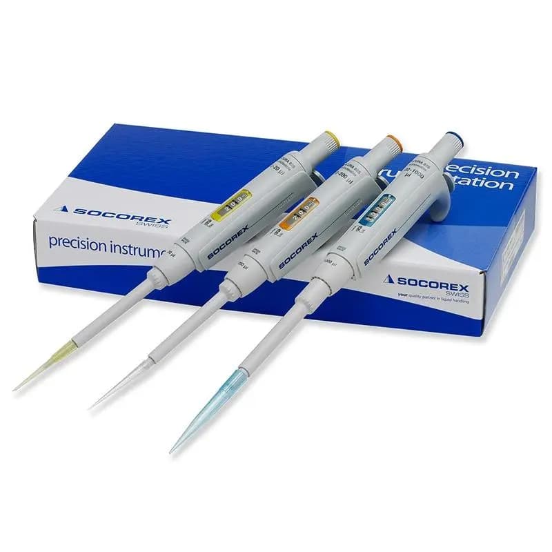 SOCOREX Acura 825 Manual Micropipette with Adjustable Volume