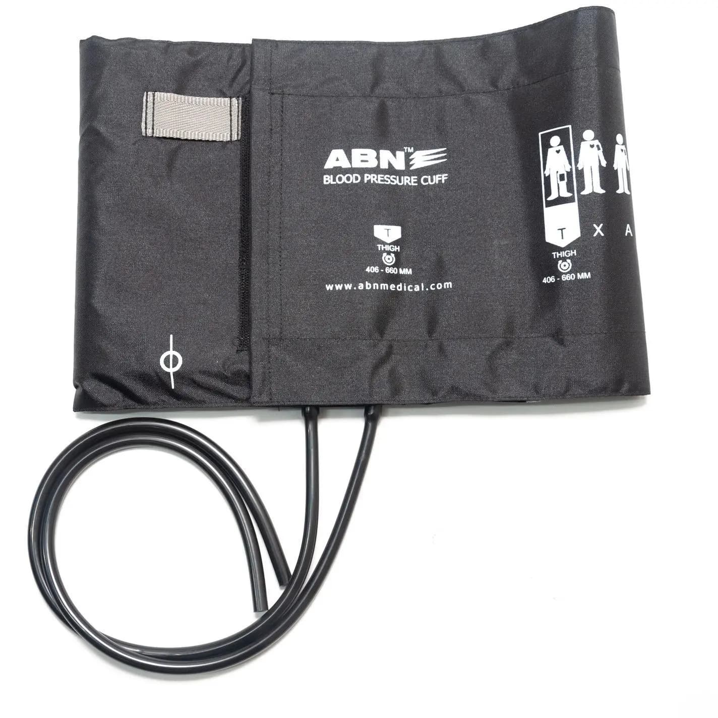 ABN Manset Tensimeter Nylon Cuff 2 Tubes Latex Bladders