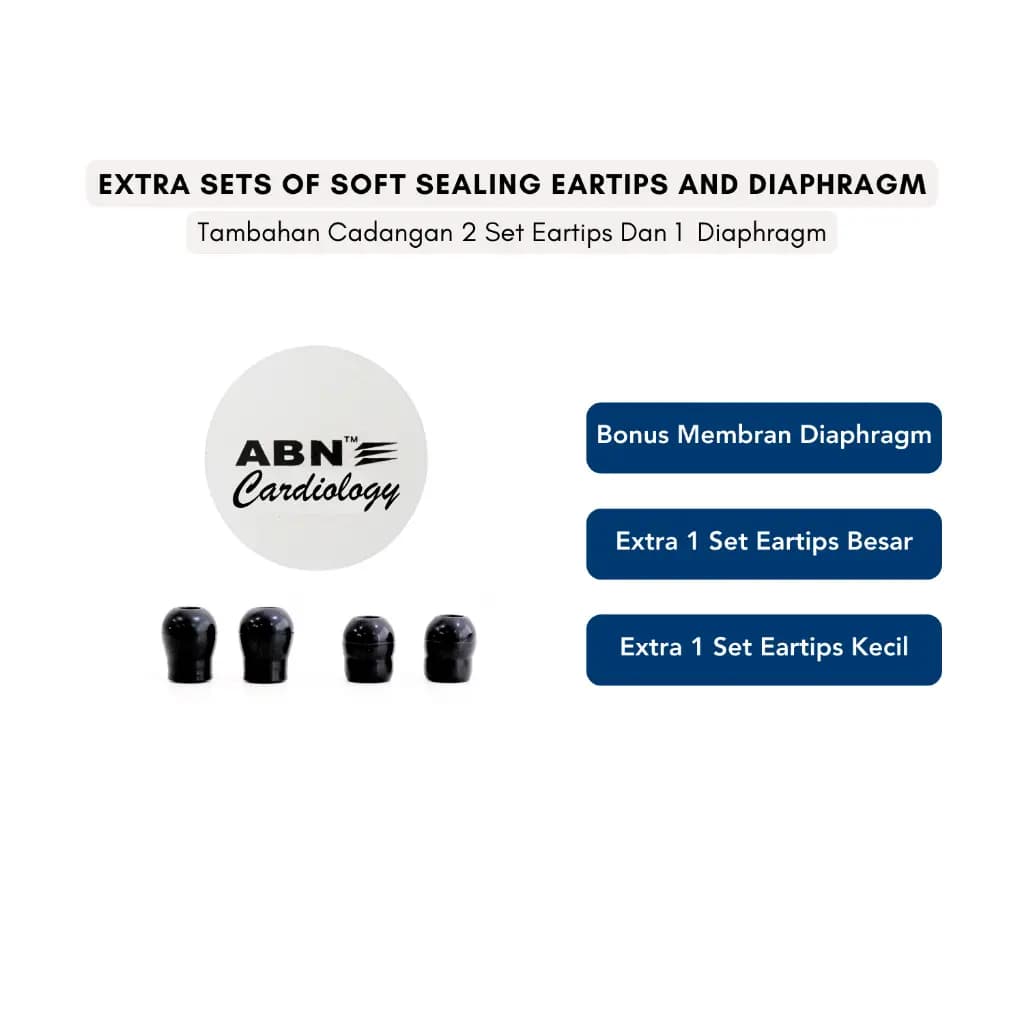 ABN Stetoskop Cardiology Dual Head Stethoscope