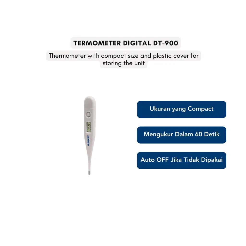 ABN Paket Alat Untuk Pemeriksaan Tanda Vital - Tensimeter, Stetoskop, Termometer dan Oximeter