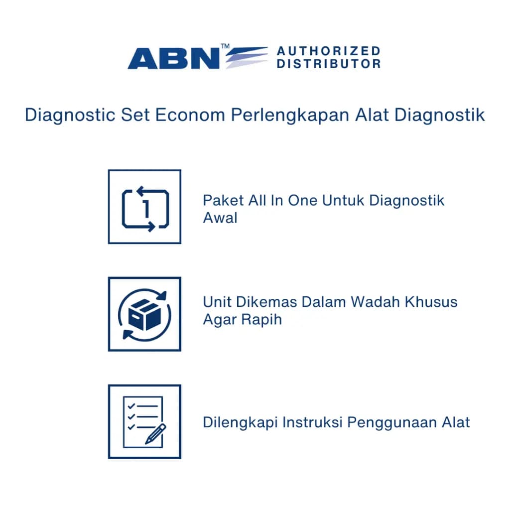 ABN Diagnostic Set Econom Perlengkapan Alat Diagnostik