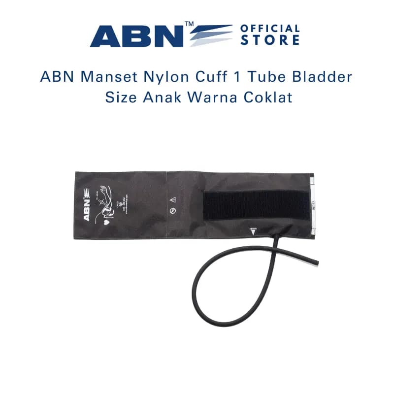 ABN Manset Ukuran Anak Nylon Cuff 1 Tube Warna Coklat