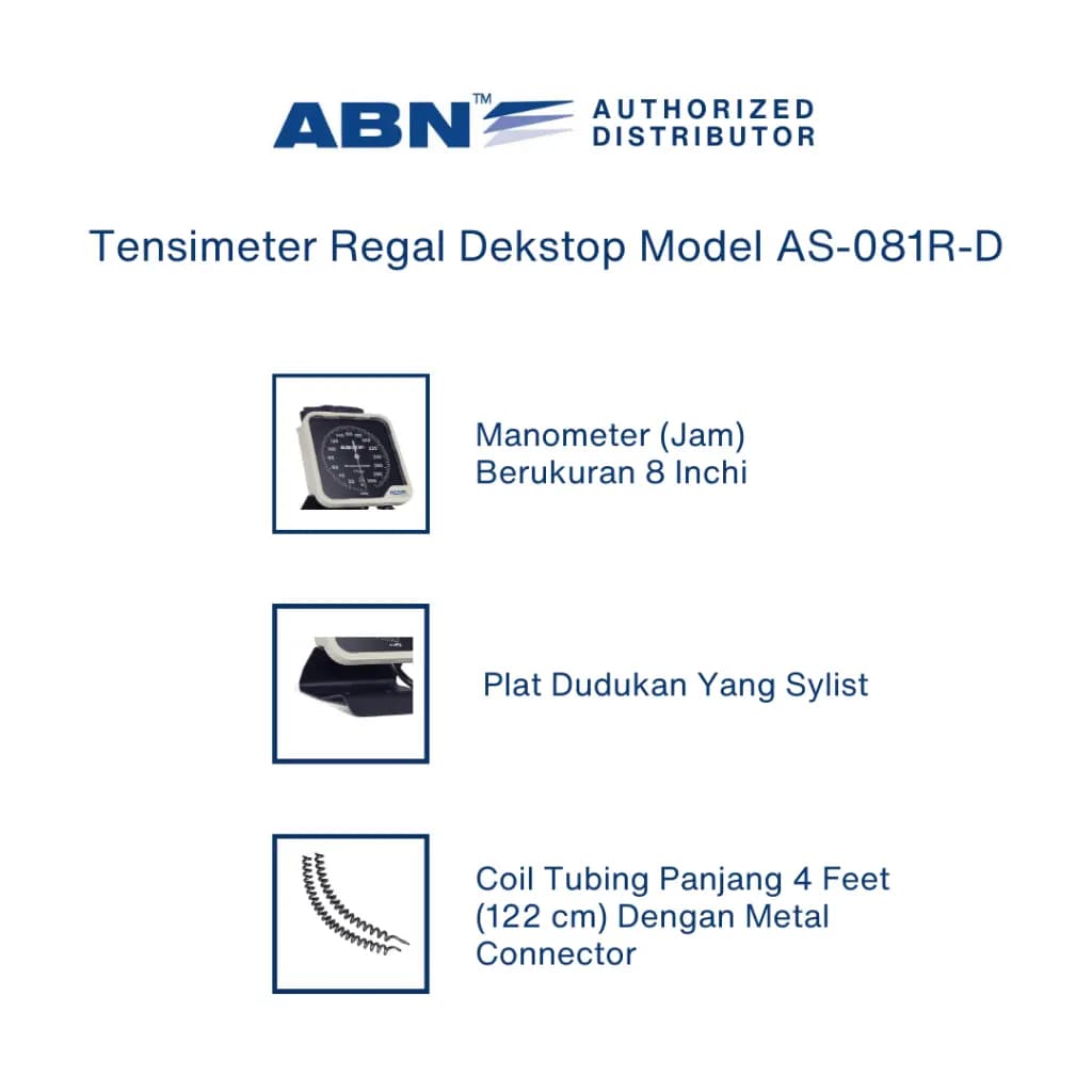 ABN Tensimeter Regal Dekstop Model Sphygmomanometer